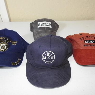 Lot of 4 ball caps