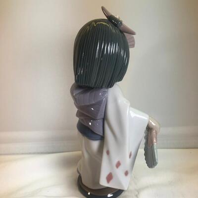 1995 Lladro  6230 Japanese Fan Dancer with Box