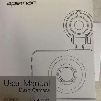 Apeman C450 Dash ðŸš˜ Cam ðŸ“· 1080P 170Â° Super Wide Angle