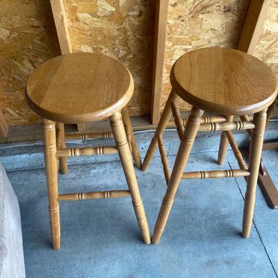 G21 2 bar stools, 30 inches tall, 13 1/4 inches wide