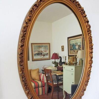 Oval Mirror $60