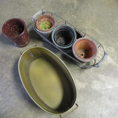 Ceramic Clay Metal Pots