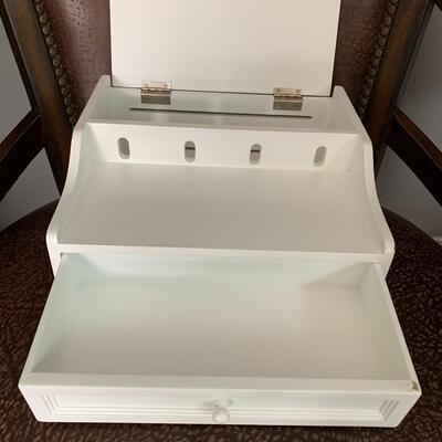 Phone Charger & Media Center Organizer with Drawer