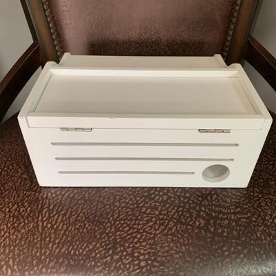 Phone Charger & Media Center Organizer with Drawer