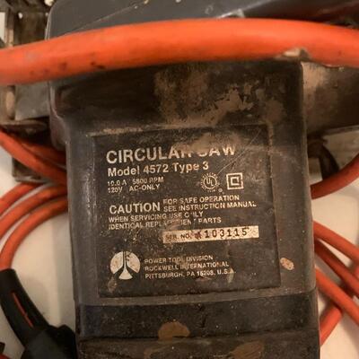 Rockwell circular saw
