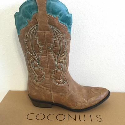 Coconuts cowboy boots - Women's size 6.5