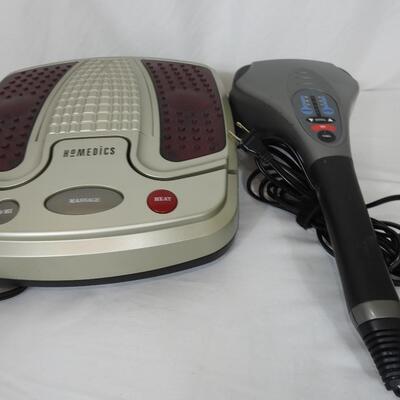 Foot and back massager