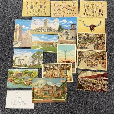 Asst of blank vintage postcards