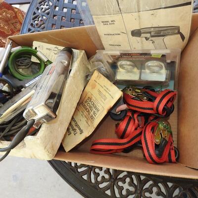 Ratchet straps and auto timing light