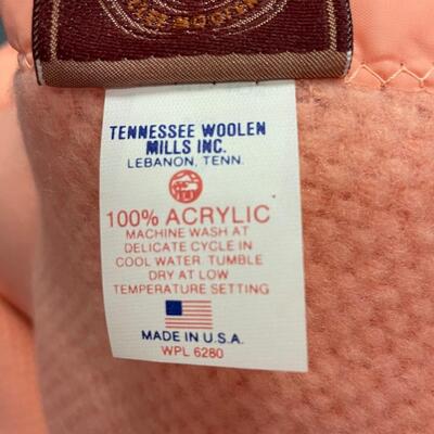 Tennessee Woolen Mills acrylic  Blanket