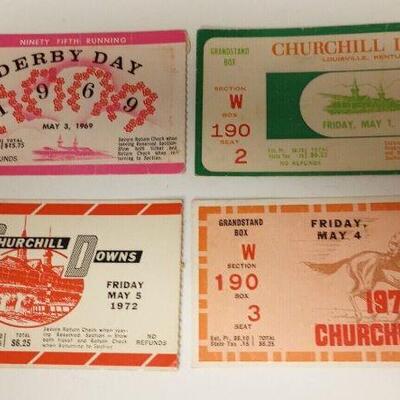 https://www.ebay.com/itm/115463753336	ORL3057 VINTAGE LOT OF 4 CHURCHILL DOWNS HORSE RACING TICKET STUBS		Auction
