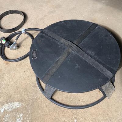 Outland Living Portable Propane Fire ðŸ”¥ Pit, 21-inch, 58,000 BTU with Fire Pit Cover & Carry Kit 21â€ diameter x 9â€ high