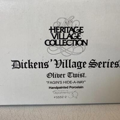 Department 56 ~ Oliver Twist~FAGINâ€™S- HIDE - WAY