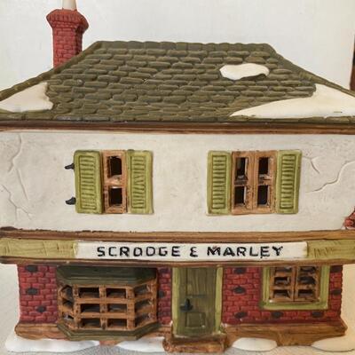 Department 56~ â€œ A Christmas Carolâ€™ SCROOGE & MARLEY