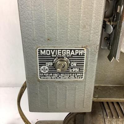 5191 Moviegraph L-951 Keystone MFG Co, 16mm Film Projector Made In-Boston Massachusetts