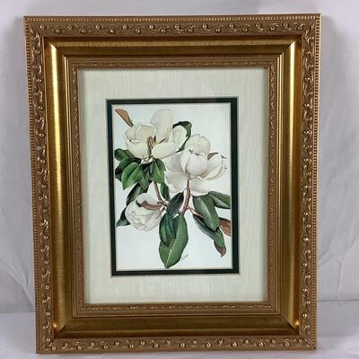 5193 Framed Double Matted Botanical Prints by B. Long