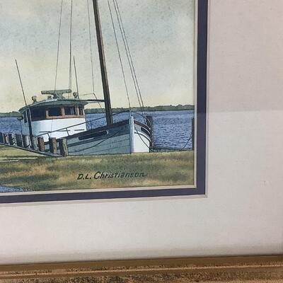 5196 D.L. Christianson "Hooper Strait" Print of Chesapeake Bay Maritime Museum Lighthouse & Maryland Heritage Print