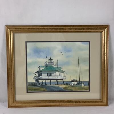 5196 D.L. Christianson "Hooper Strait" Print of Chesapeake Bay Maritime Museum Lighthouse & Maryland Heritage Print