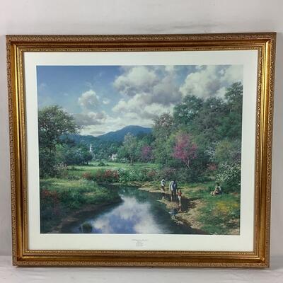 5201 Authentic Larry Dyke Limited Edition Print "A Heritage from the Lord" Psalm 127