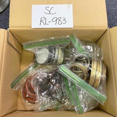 Assortment of canning jars accessories