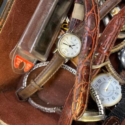 BOX OF WATCHES