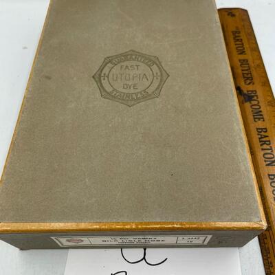Vtg sewing advertising boxes