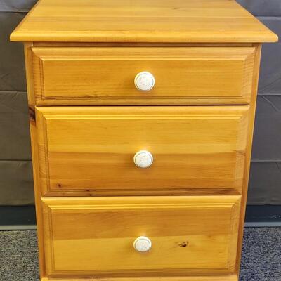 Beautiful Pine Wood Night Stand