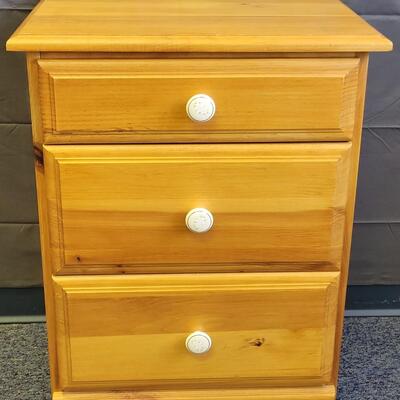 Beautiful Pine Wood Night Stand