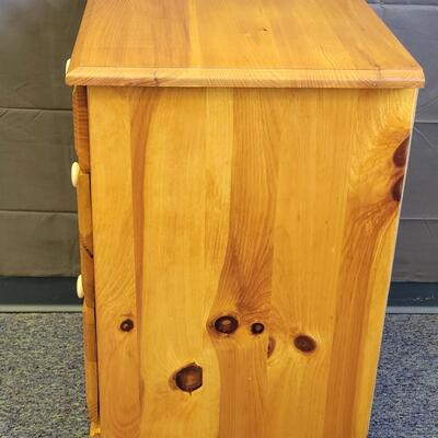 Beautiful Pine Wood Night Stand