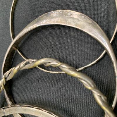 STERLING SILVER BANGLES