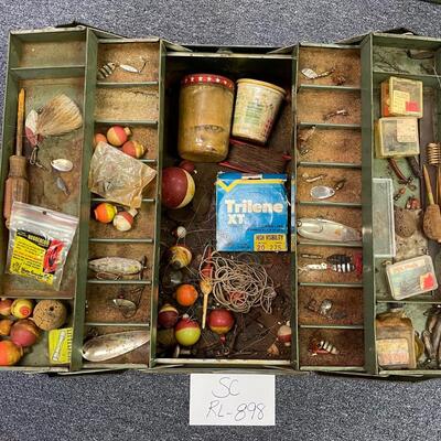 Tackle box and contents