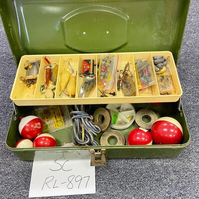 Old pal tackle box and contents