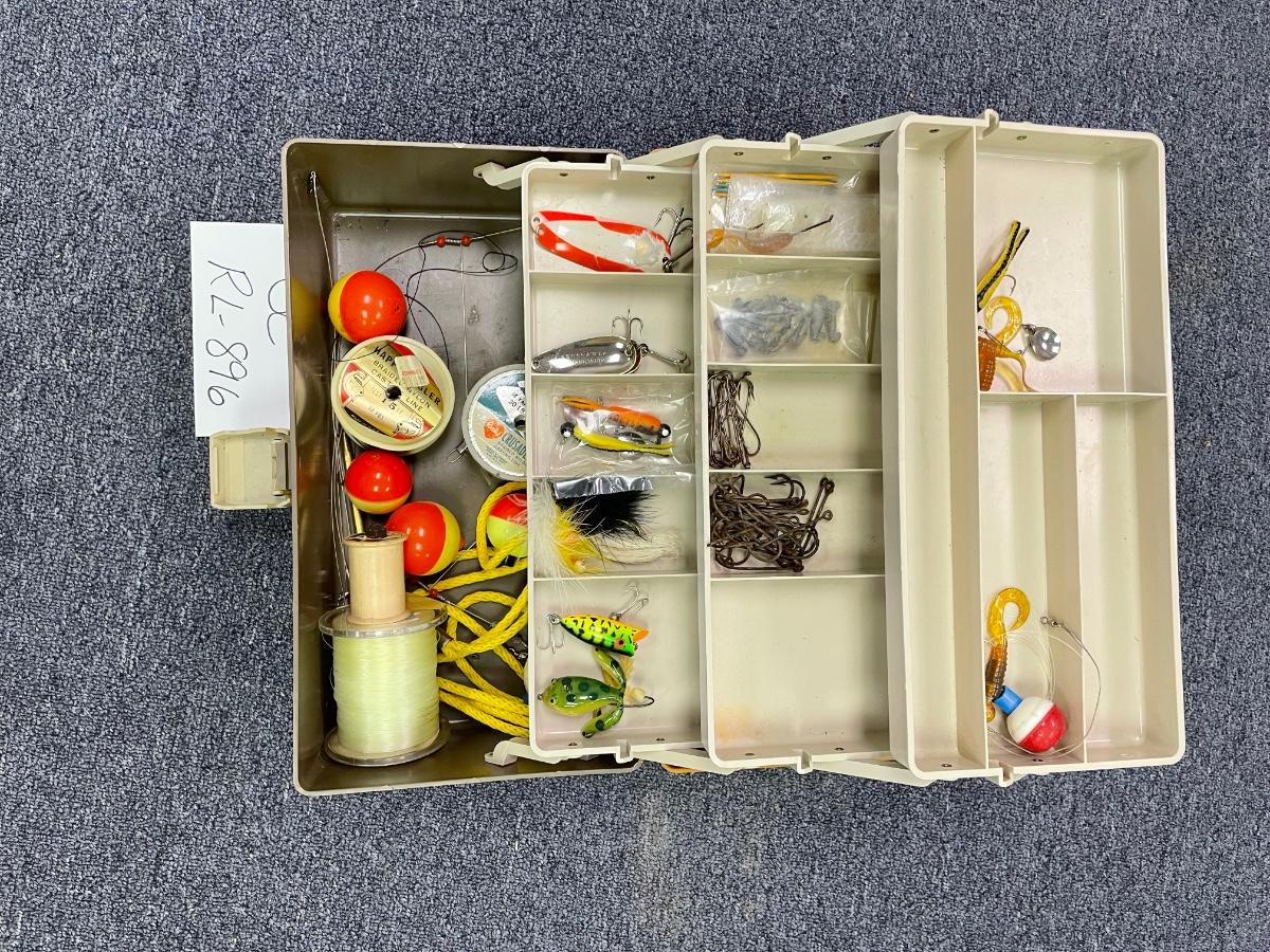 Plano tackle box and contents | EstateSales.org