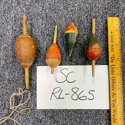 Set of 4 vintage bobbers