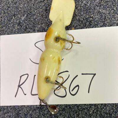 Vintage white bass lure