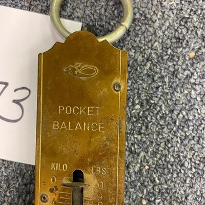 Pocket balance 56# scale