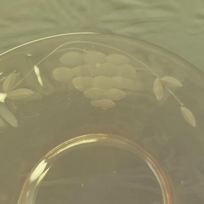 Vintage Dogwood Pink Depression Glass