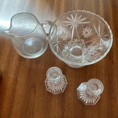 Glass serving items