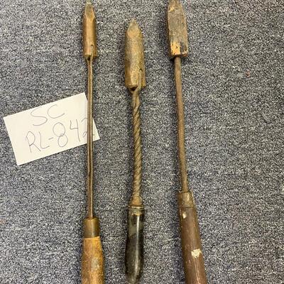 Vintage soldering iron with copper tips