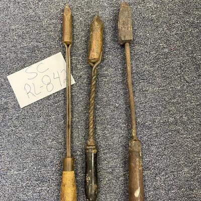 Vintage soldering iron with copper tips