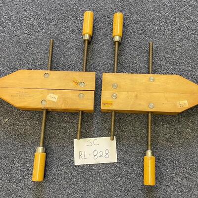 Wooden screw clamps