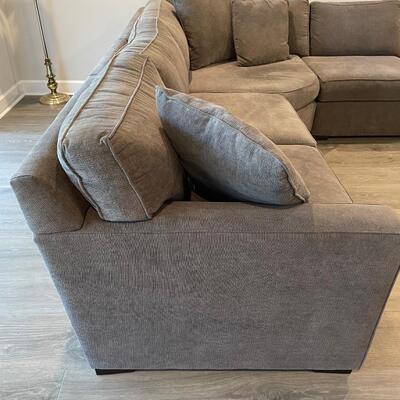 Gray sectional sofa