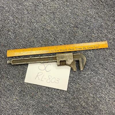 Moore Drop Forging Co. 9â€ adjustable wrench