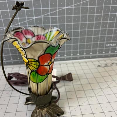 Tiffany Style Dragon Fly Stain Glass Lamp