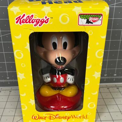 Mickey Mouse Bobble Head, New in the Package