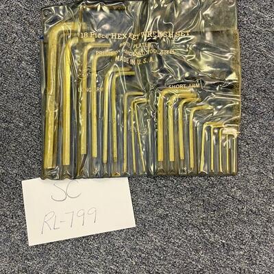 18 pc hex key set