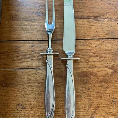 Sterling Silver Meat Carving Set