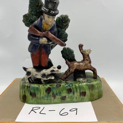 Staffordshire/ deer hunt with dog