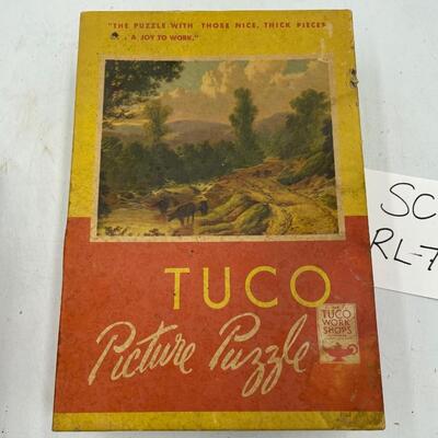 Set of 3 vintage puzzles