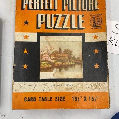 Set of 3 vintage puzzles